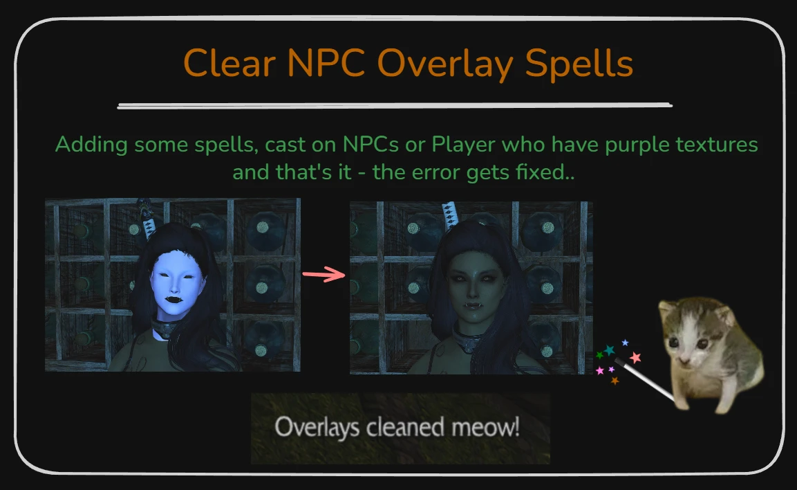 Clear NPC Overlay Spells
